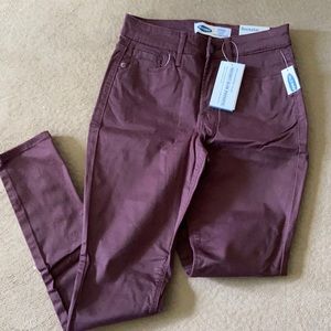 3 for 30 jeans: Old navy maroon skinny jeans
